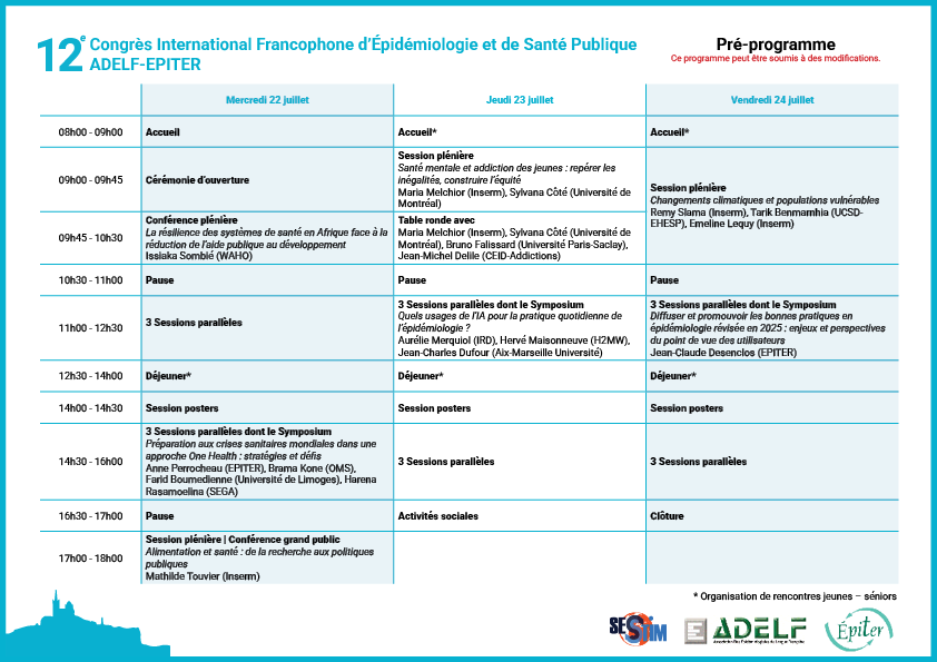 Pr&eacute;-programme ADELF EPITER 2026